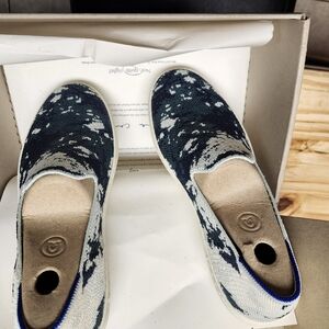 Rothys slip on shoes sea green size 8